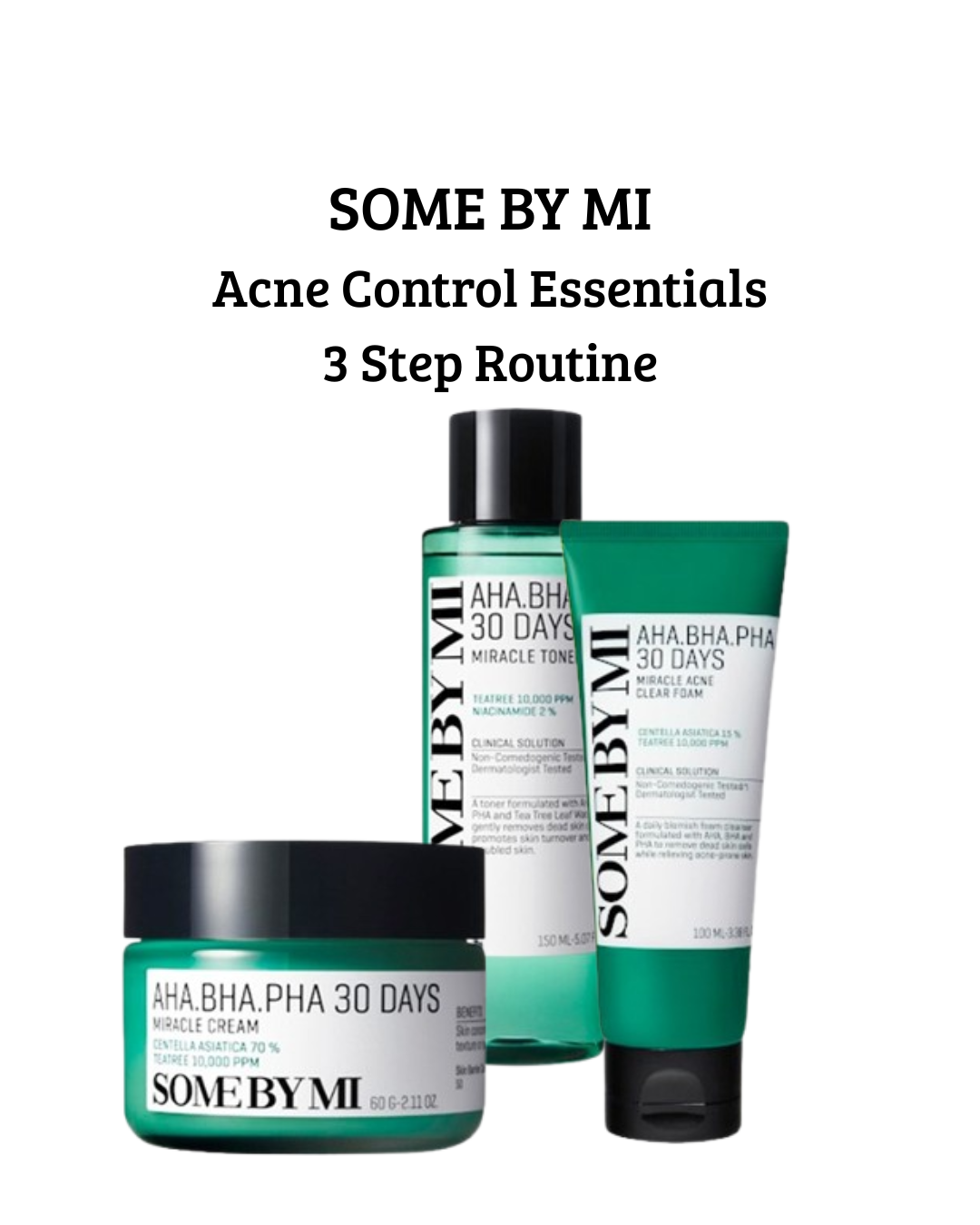 SOME BY MI – Acne Control Essentials 3 Step Routine