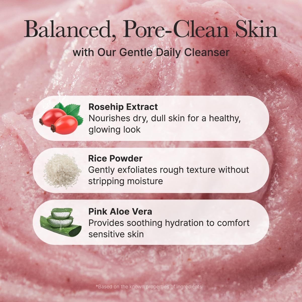 ARENCIA – Detergente viso alla Rosa Canina e Riso- 120g