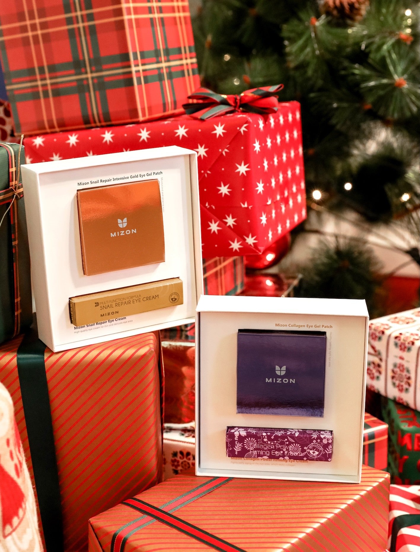 MIZON – Snail Holiday Set - Trattamento rigenerante contorno occhi · Illuminante · Anti-age
