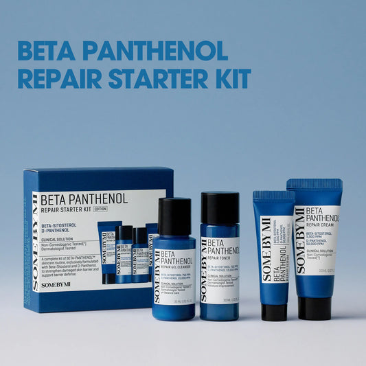 SOME BY MI Beta Panthenol Repair Starter Kit – Routine viso lenitiva e riparatrice in 4 step