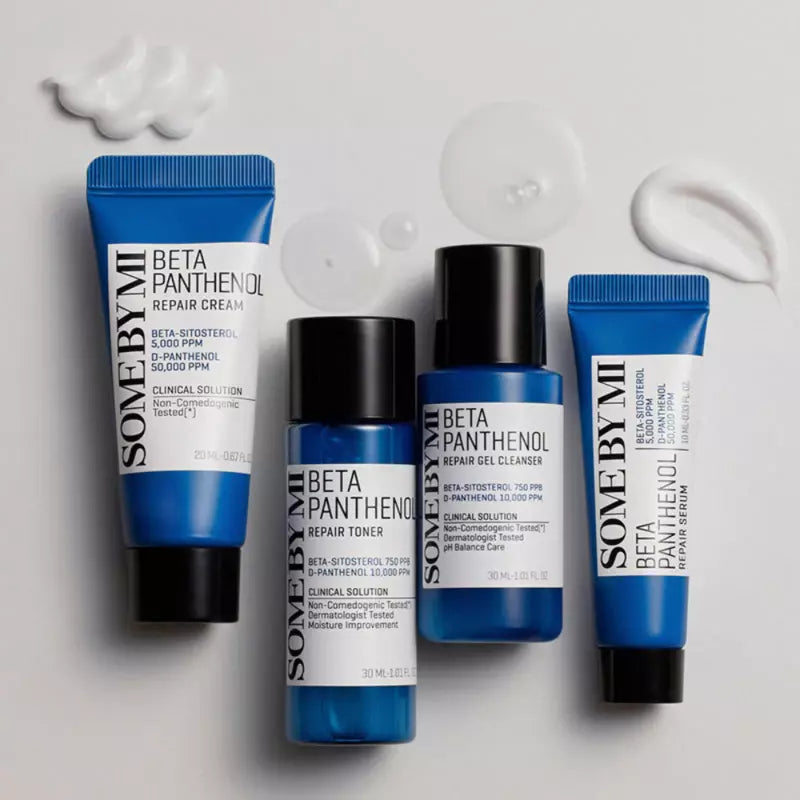 SOME BY MI Beta Panthenol Repair Starter Kit – Routine viso lenitiva e riparatrice in 4 step