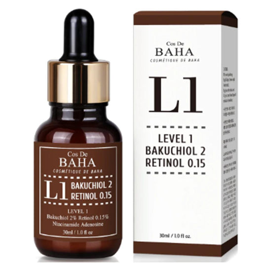 COS DE BAHA - L1 SERUM Bakuchiol 2 & Retinol 0.15