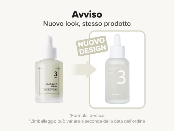 NUMBUZIN - No.3 Skin Softening Serum – Siero viso effetto glass skin