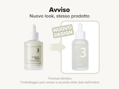 NUMBUZIN - No.3 Skin Softening Serum – Siero viso effetto glass skin