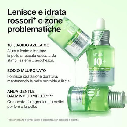 ANUA – Acido Azelaico 10 e Acido Hyaluronico - Siero riequilibrante