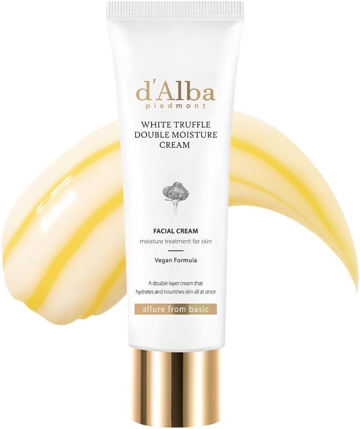 D’ALBA White Truffle Double Moisture Cream – Crema Viso Idratante Nutriente al Tartufo Bianco