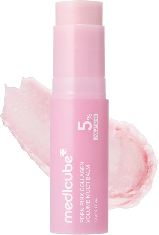 Medicube PDRN Pink Collagen Volume Multi Balm 10g – Stick Volumizzante con Volufiline e PDRN