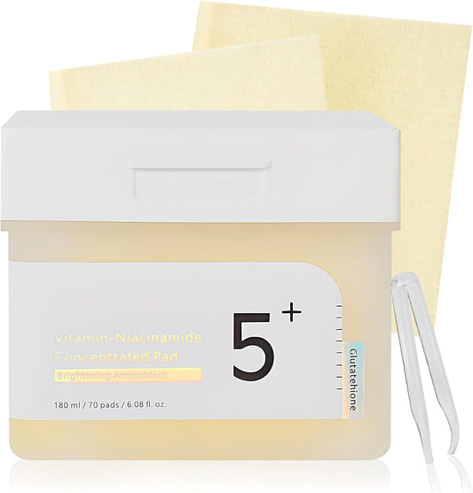 Numbuzin - No.5+ Glutathione Vitamin Concentrated Pad -Toner Pad Illuminanti