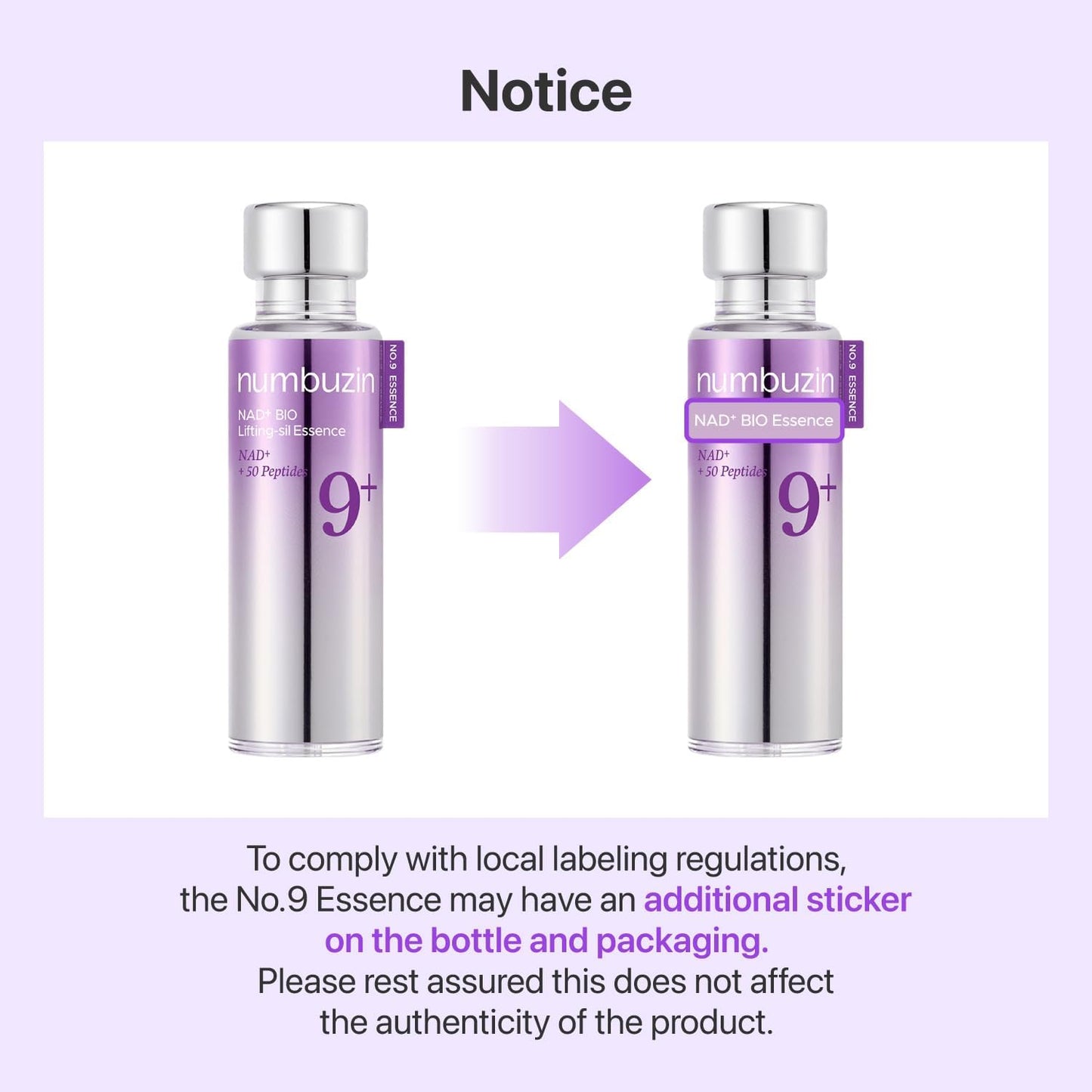 NUMBUZIN - No.9+ NAD+BIO Lifting-sil Essence 30 ml