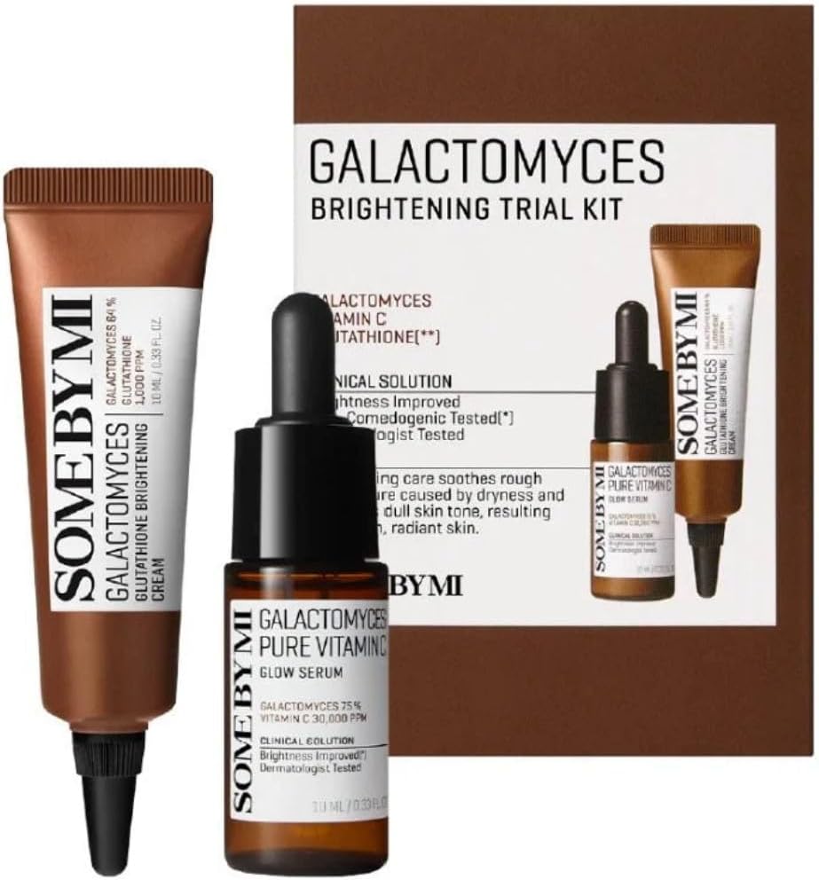 SOMEBYMI Galactomyces Brightening Trial Kit- Kit illuminante viso con Vitamina C e Glutatione