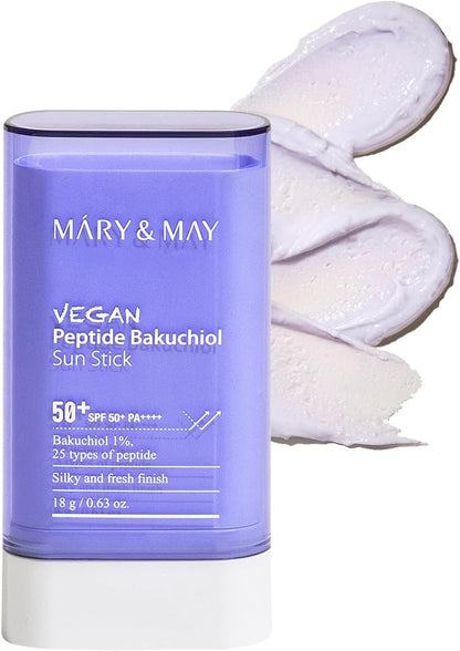 Mary & May – Stick solare viso SPF50+ PA++++ al bakuchiol (18 g)