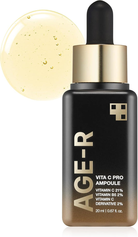 MEDICUBE – AGE-R Vita C Pro Ampoule Brightening Serum - Siero Illuminante con Vitamina C 20 ml
