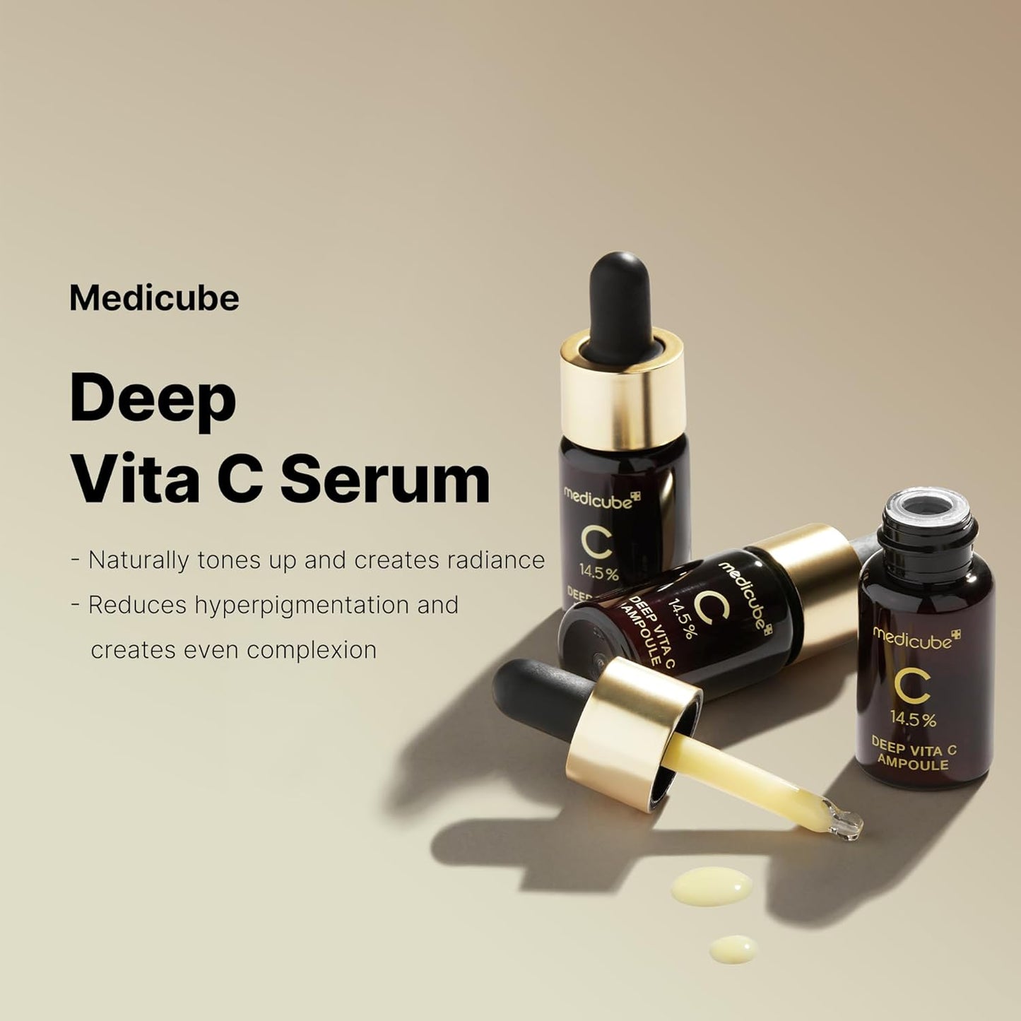 MEDICUBE – Siero-fiala vitamina C stabilizzata e niacinamide (30 g) - conf. da 3 pz
