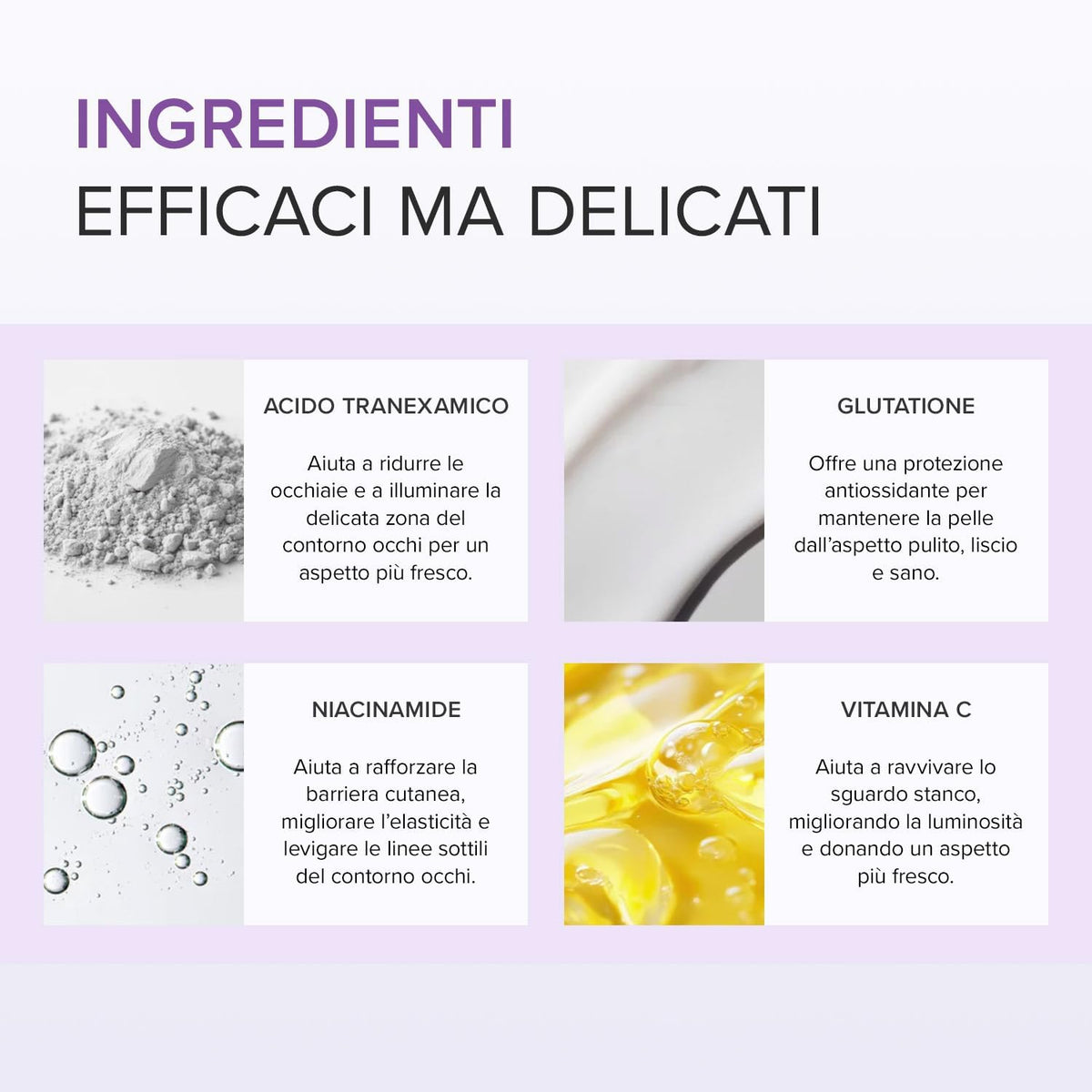 MARY & MAY – Glutathione Eye Cream Special Set – Contorno occhi illuminante al glutatione e acido tranexamico, 30 g + 12 g × 2