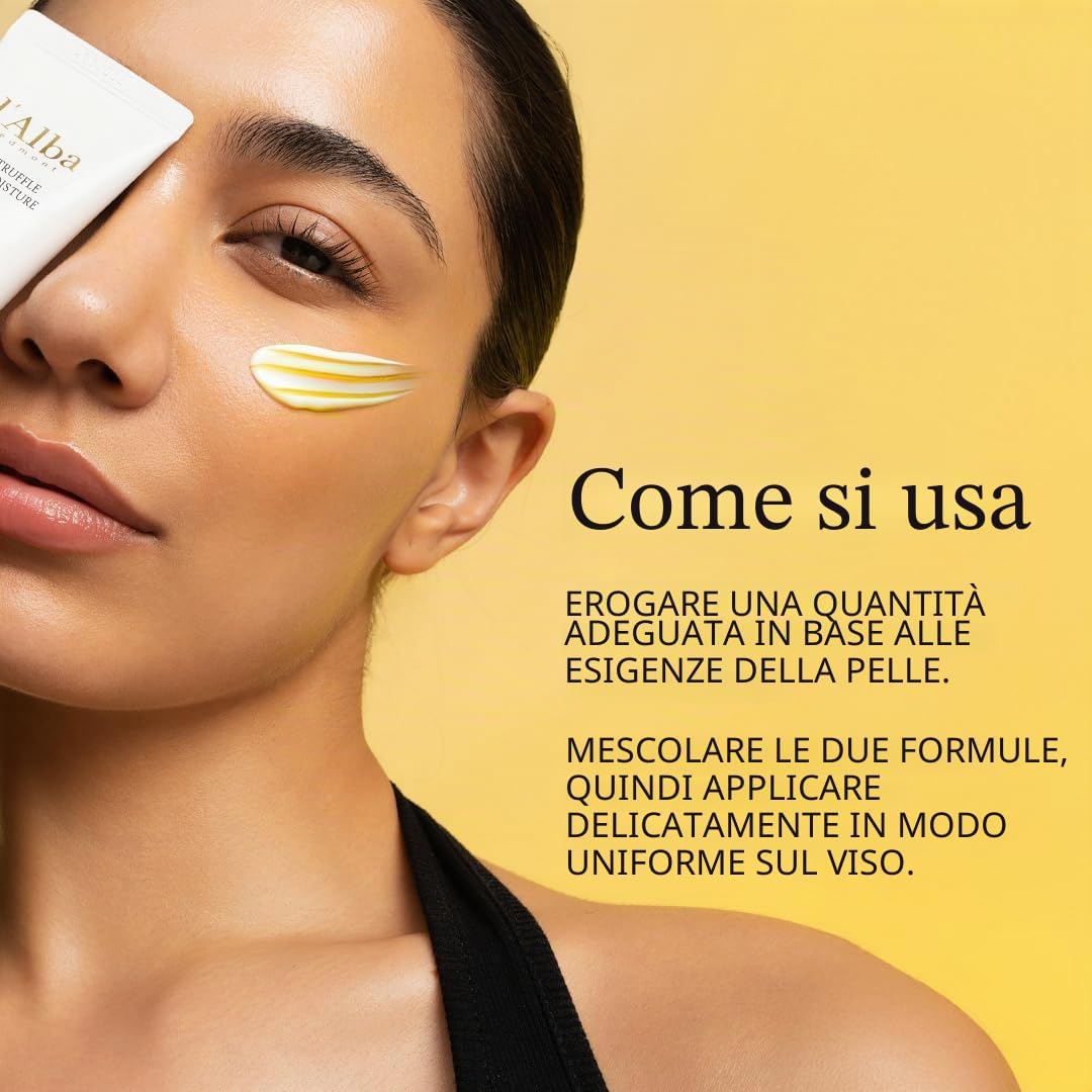 D’ALBA White Truffle Double Moisture Cream – Crema Viso Idratante Nutriente al Tartufo Bianco