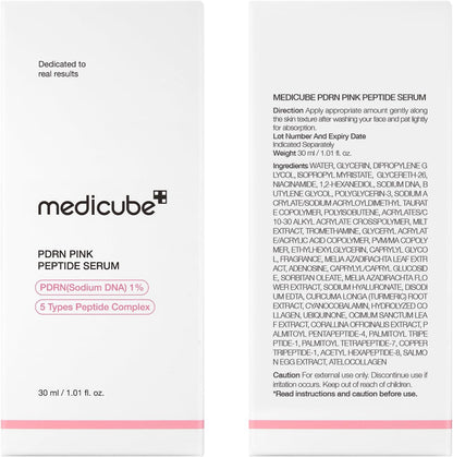 MEDICUBE PDRN Pink Peptide Serum – Siero effetto glow e compattezza
