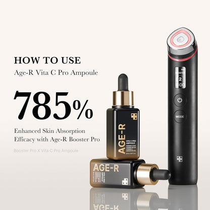 MEDICUBE – AGE-R Vita C Pro Ampoule Brightening Serum - Siero Illuminante con Vitamina C 20 ml