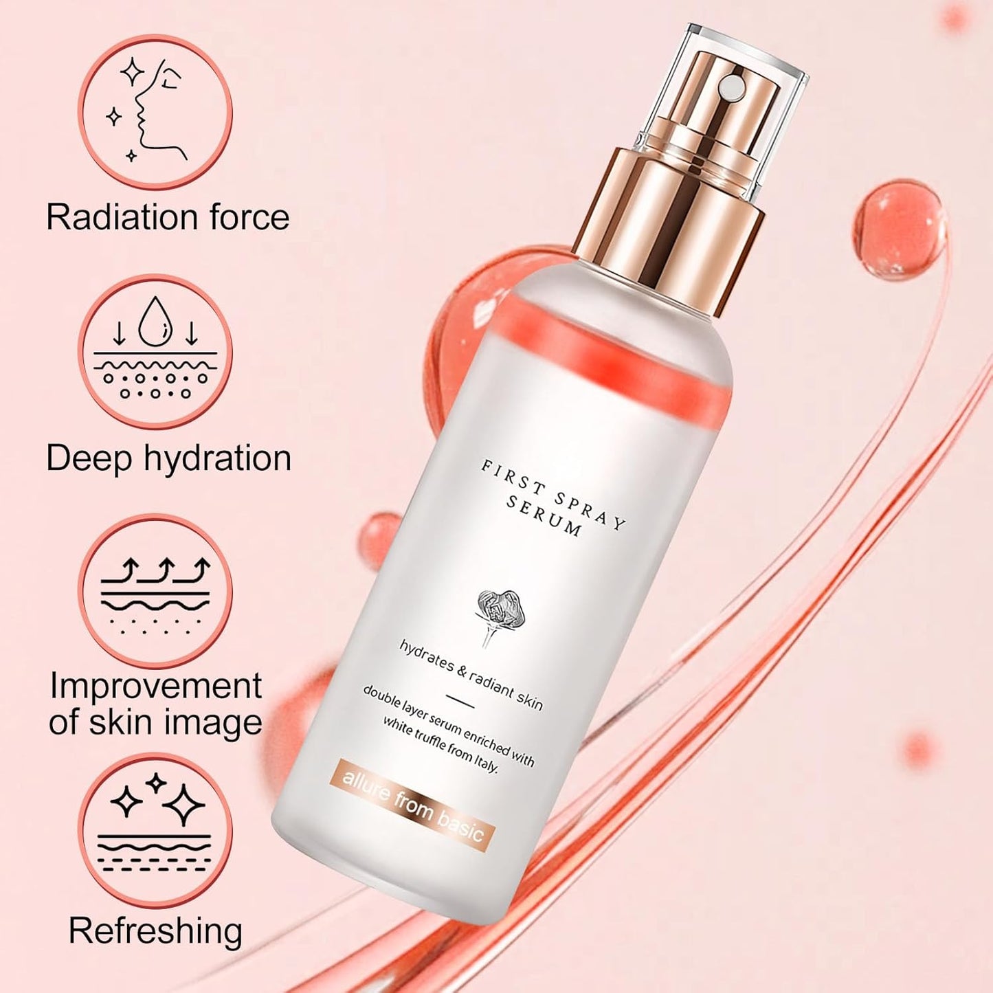 D’Alba – White Truffle Vital Spray Serum – Idratante e Illuminante al Tartufo Bianco 100 ml