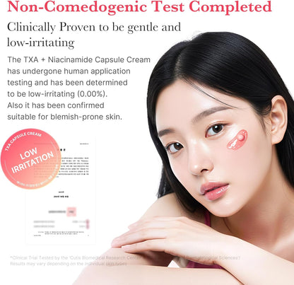 MEDICUBE TXA Niacinamide Capsule Cream - Crema viso illuminante