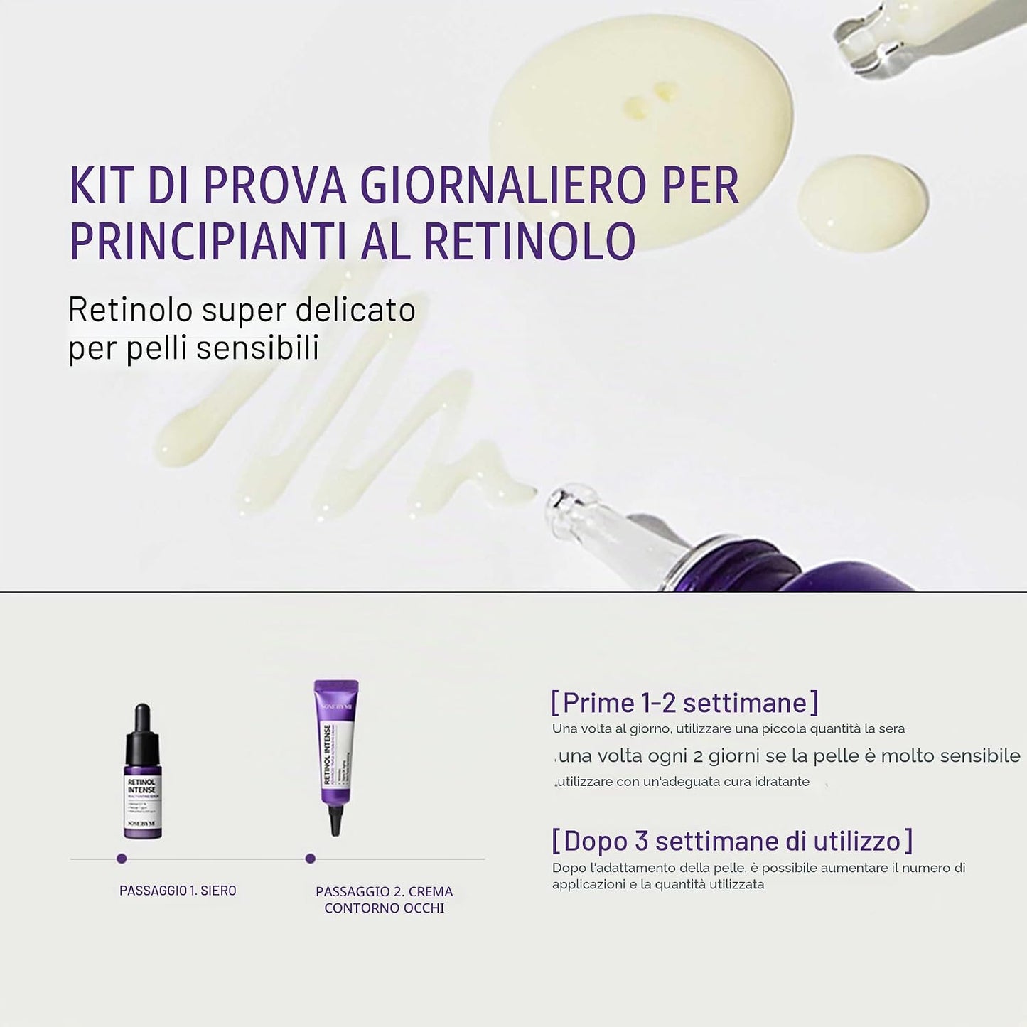 SOMEBYMI Retinol Intense Trial Kit – Kit viso e contorno occhi al retinolo