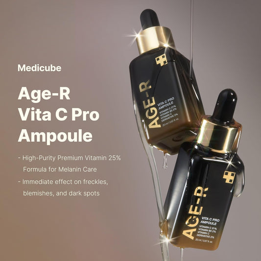 MEDICUBE – AGE-R Vita C Pro Ampoule Brightening Serum - Siero Illuminante con Vitamina C 20 ml