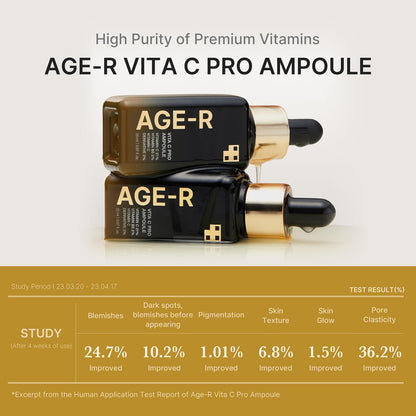 MEDICUBE – AGE-R Vita C Pro Ampoule Brightening Serum - Siero Illuminante con Vitamina C 20 ml