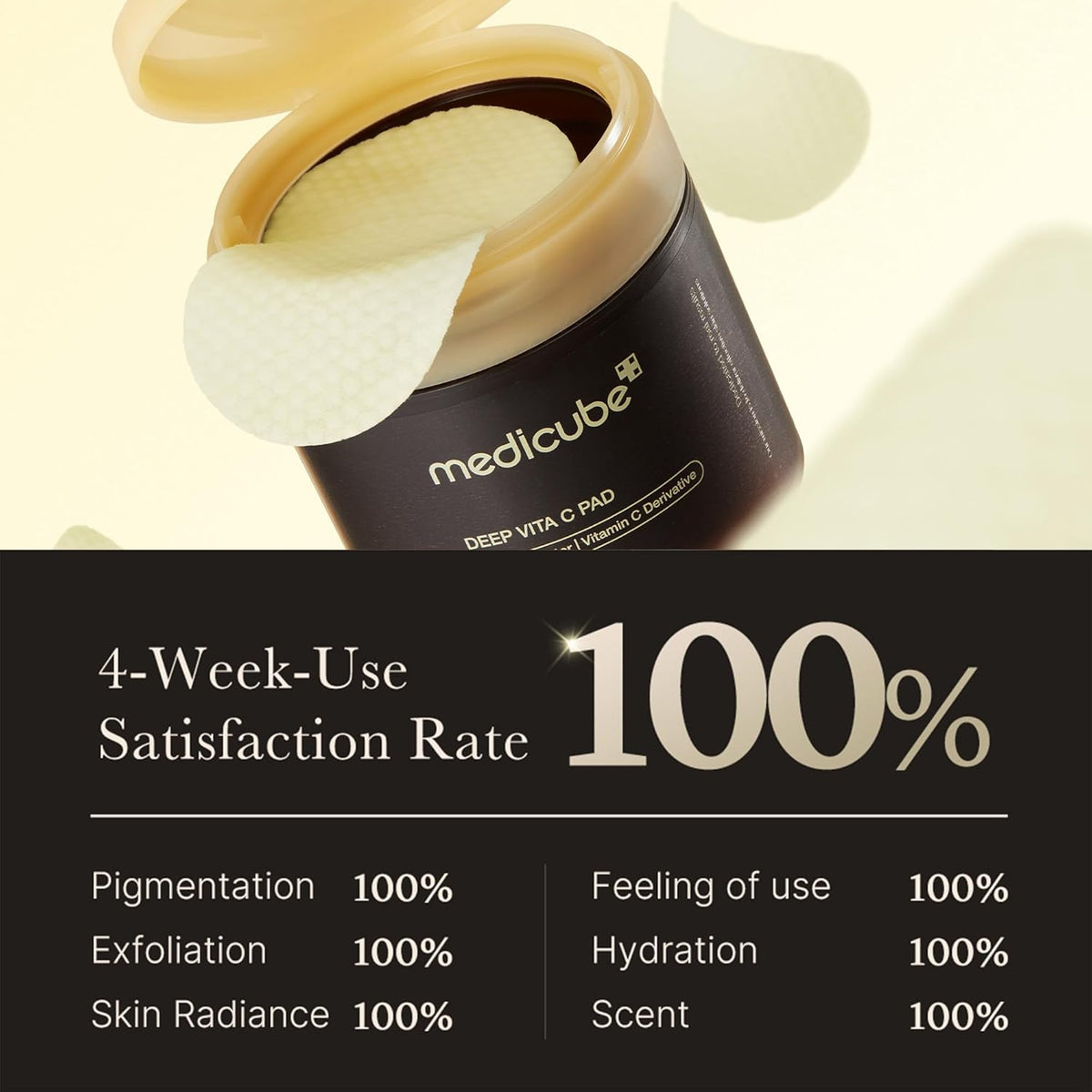 Medicube - Dischetti viso vitamina C vegan — illumina e uniforma