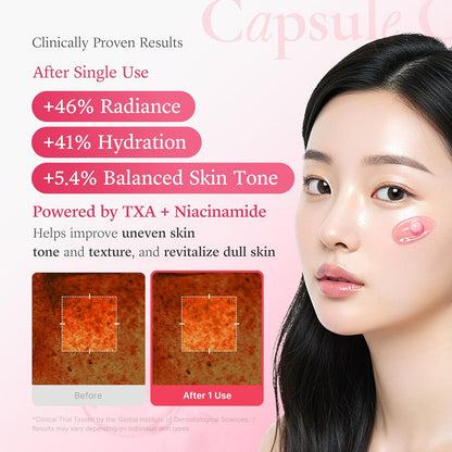 MEDICUBE TXA Niacinamide Capsule Cream - Crema viso illuminante