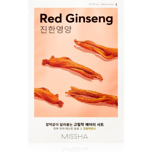 MISSHA AIRY FIT SHEET MASK RED GINSENG - Maschera viso al ginseng rosso