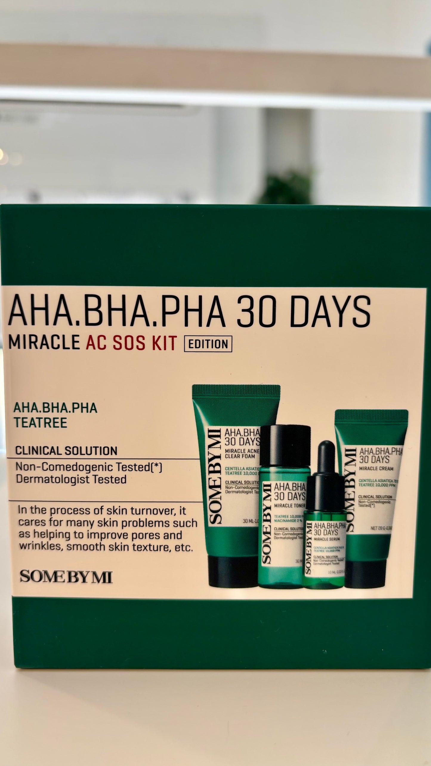 SOME BY MI AHA-BHA-PHA 30 Days Miracle AC SOS Kit – Routine viso purificante in 4 step