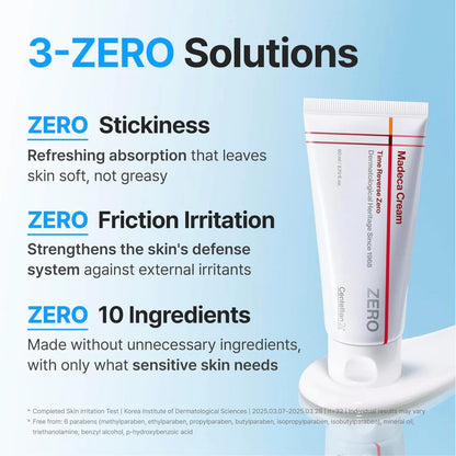 Centellian24 Madeca Cream Time Reverse Zero – Crema viso anti-age lenitiva con Blue Active-TECA™, Ceramide e Retinolo