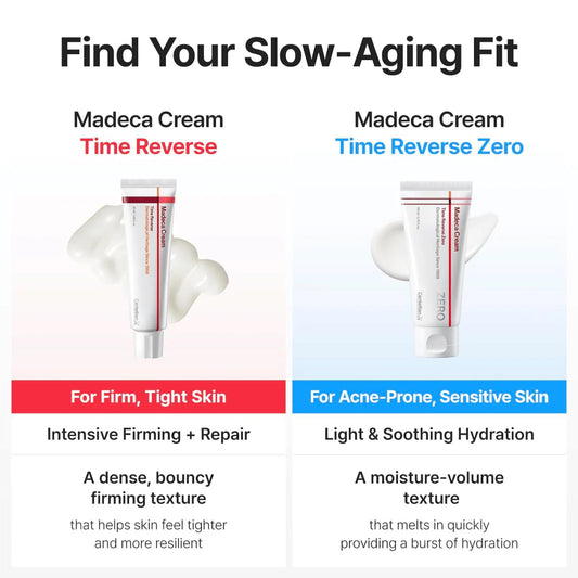Centellian24 Madeca Cream Time Reverse Zero – Crema viso anti-age lenitiva con Blue Active-TECA™, Ceramide e Retinolo