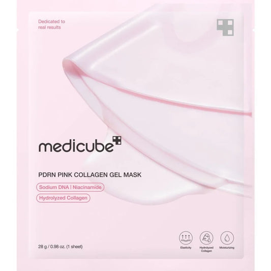 MEDICUBE PDRN PINK COLLAGEN GEL MASK – Maschera viso idratante ed elasticizzante
