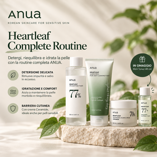 ANUA Heartleaf Complete Routine – Mini Toner in omaggio