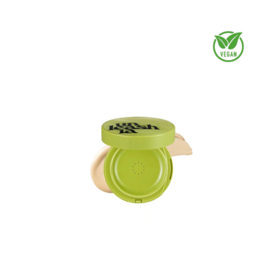 UNLEASHIA - Satin Wear Healty-Green Cushion - Fondotinta cushion vegano con finish satinato semi-opaco + SPF 30 PA++