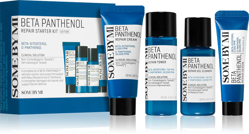 SOME BY MI Beta Panthenol Repair Starter Kit – Routine viso lenitiva e riparatrice in 4 step