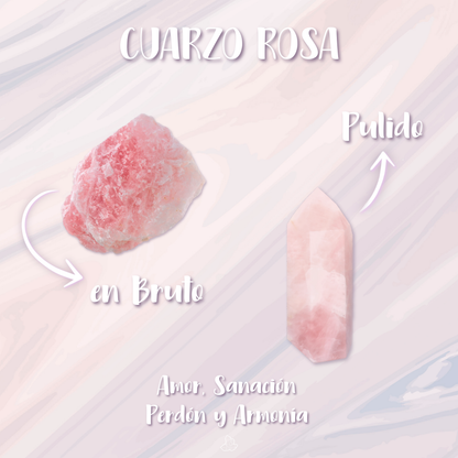 Massaggiatore con doppio rullo in quarzo rosa