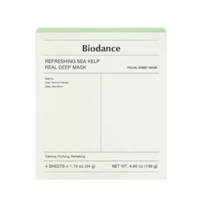 Biodance – Maschera viso in hydrogel con minerali marini — idrata, lenisce e riequilibra la pelle (1 pz)