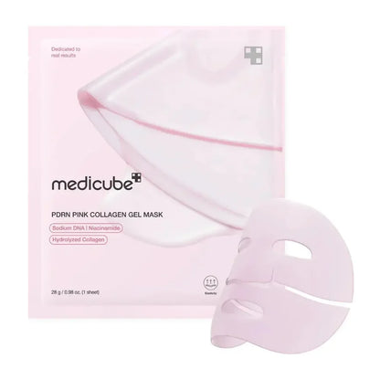 MEDICUBE PDRN PINK COLLAGEN GEL MASK – Maschera viso idratante ed elasticizzante