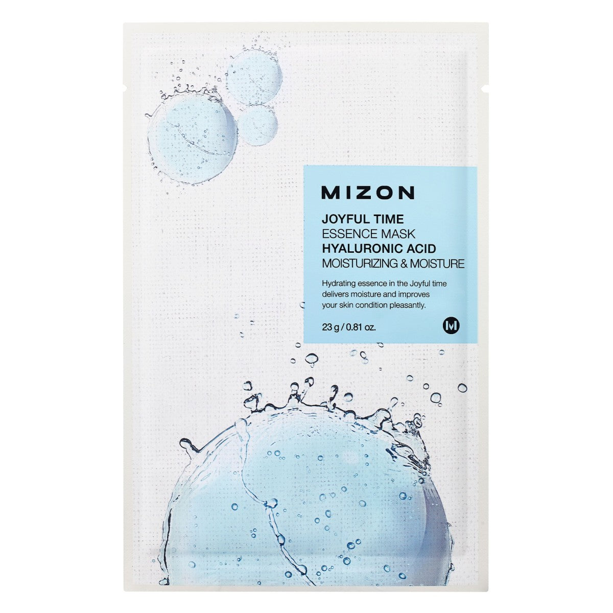 MIZON Joyful Time Essence Mask Hyaluronic Acid - Maschera all'acido ialuronico